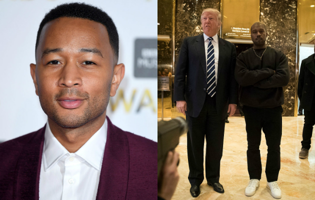 John Legend Kanye West Donald Trump