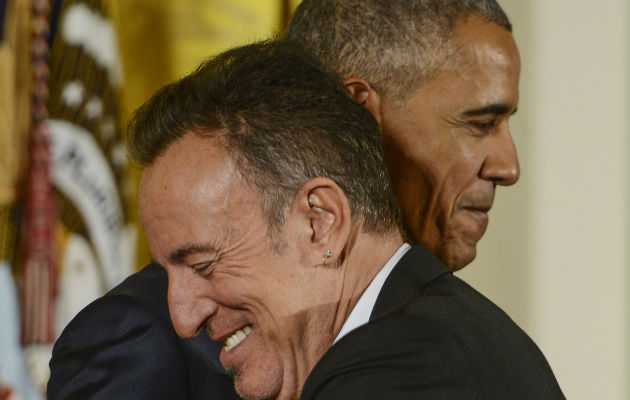 Bruce Springsteen plays secret gig for Obama