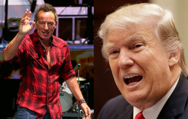Bruce Springsteen and Donald Trump