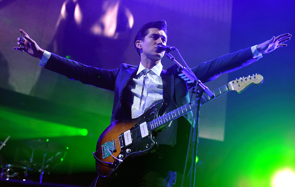 Arctic Monkeys performing live