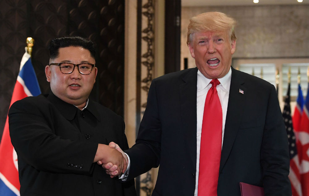 Kim Jong Un and Donald Trump