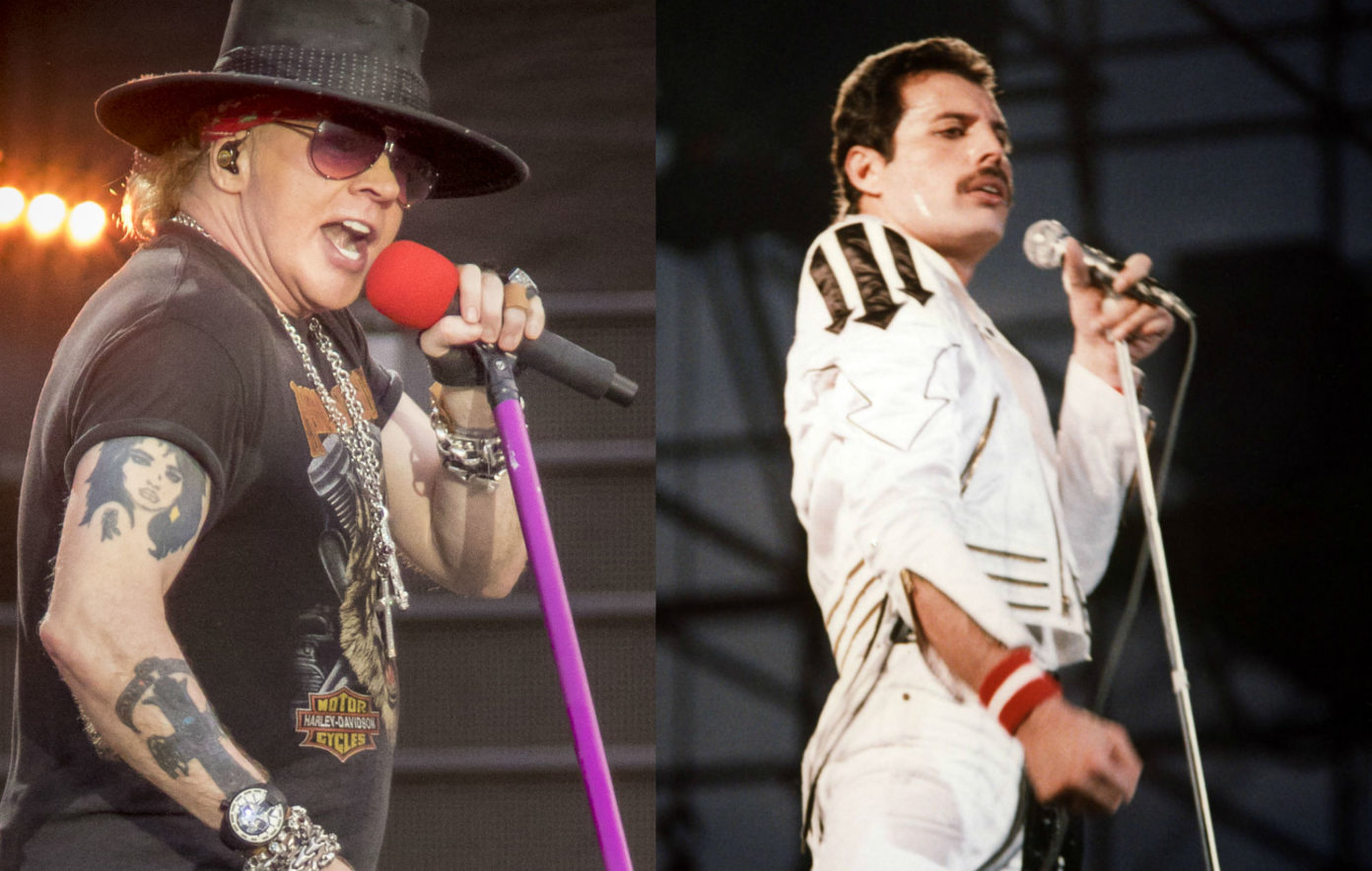Axl Rose says Queen and Freddie Mercury are "the greatest of all time"