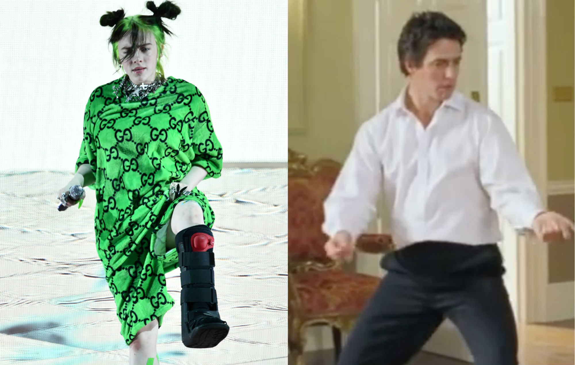 Lewis Wake made a mash-up of Billie Eilish's 'Bad Guy' with a scene from 'Love Actually'