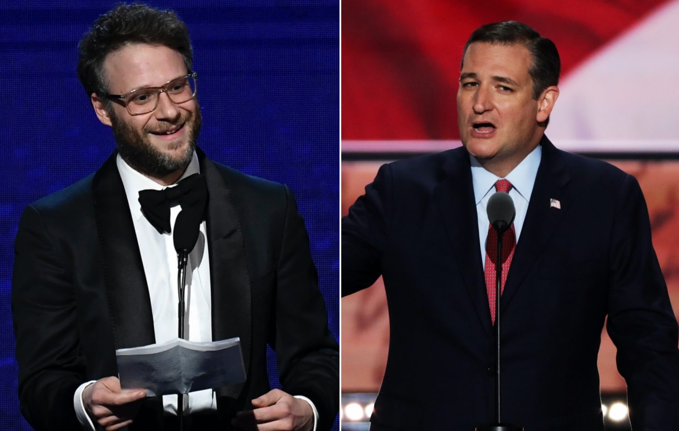 Seth Rogen responds to Ted Cruz's criticism of President Biden