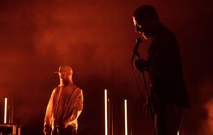 Sleaford Mods, live. Credit: Matt Crossick/Empics/Alamy Live News