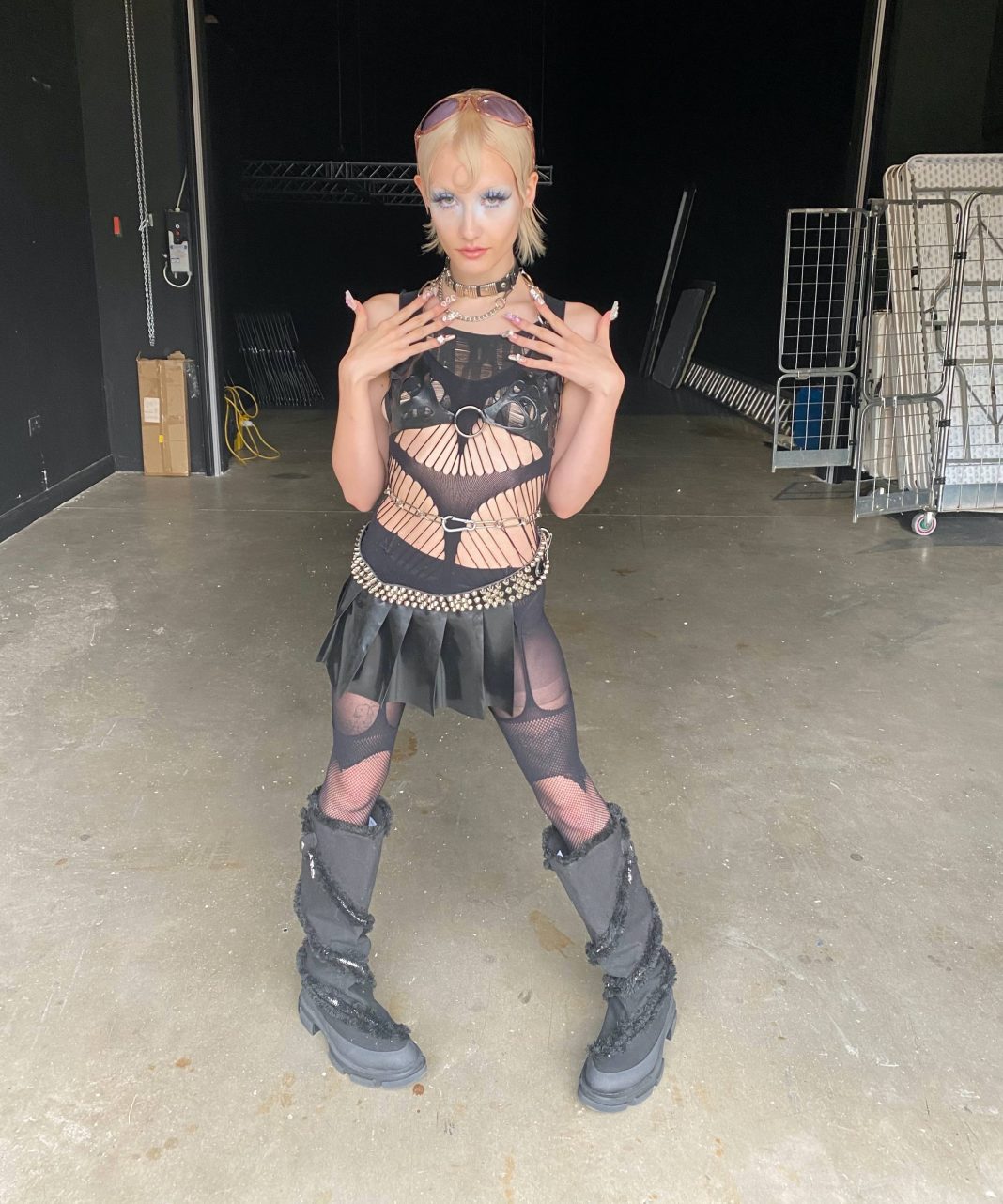 See Chloe Moriondo's behindthescenes photos from 'Plastic Purse' video