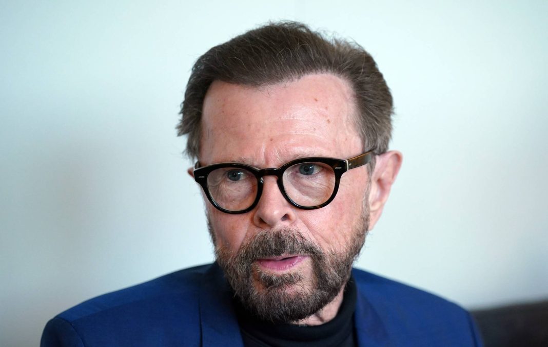 Bjorn Ulvaeus from ABBA, before he meets Josie Felix, the one millionth customer at ABBA Voyage, at the ABBA Arena in London. Picture date: Monday April 17, 2023. Credit: Yui Mok/GETTY