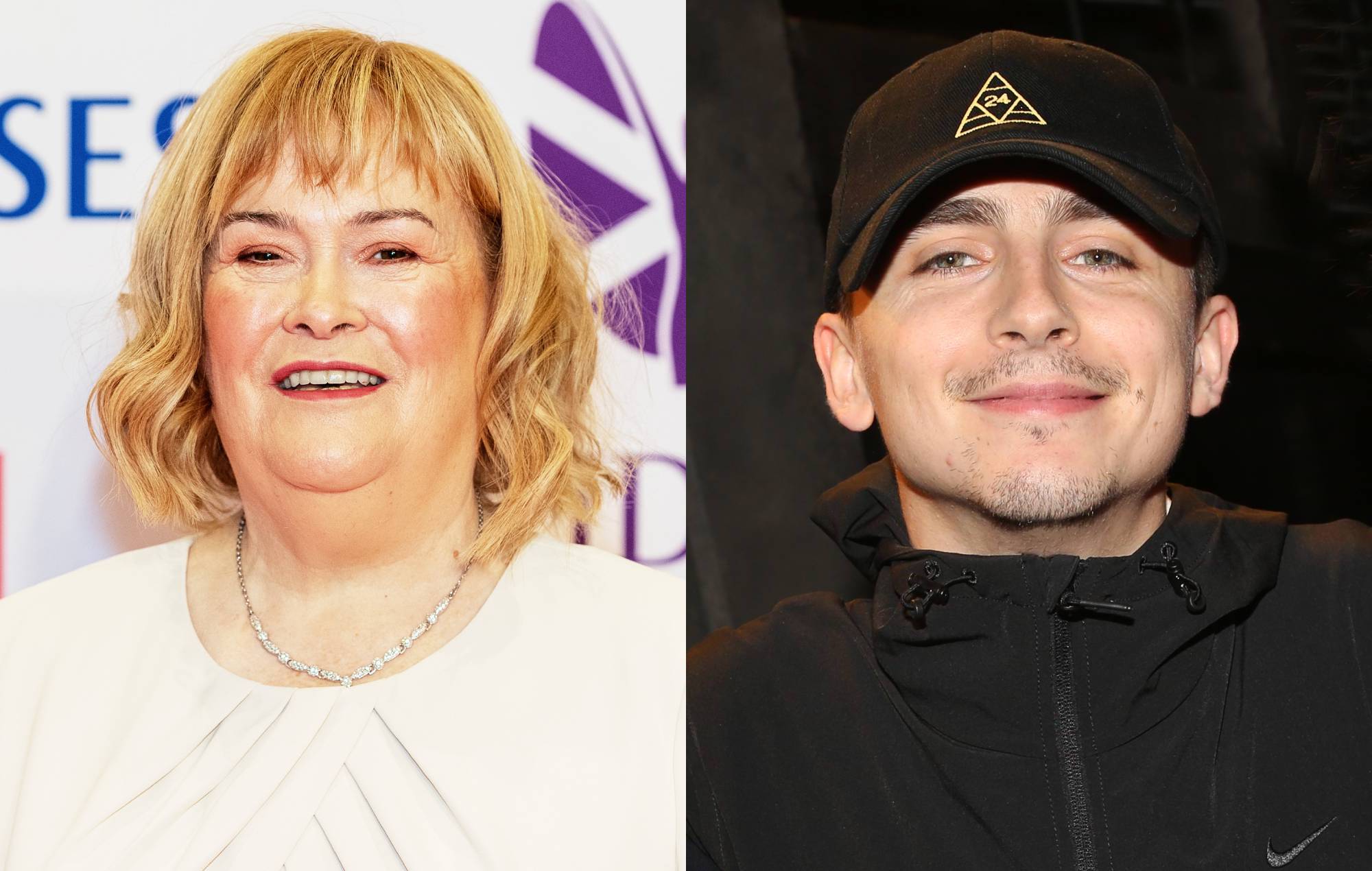 Susan Boyle thanks Timothée Chalamet for sending her a ‘Marty Supreme’ jacket: “It fits like a glove!”